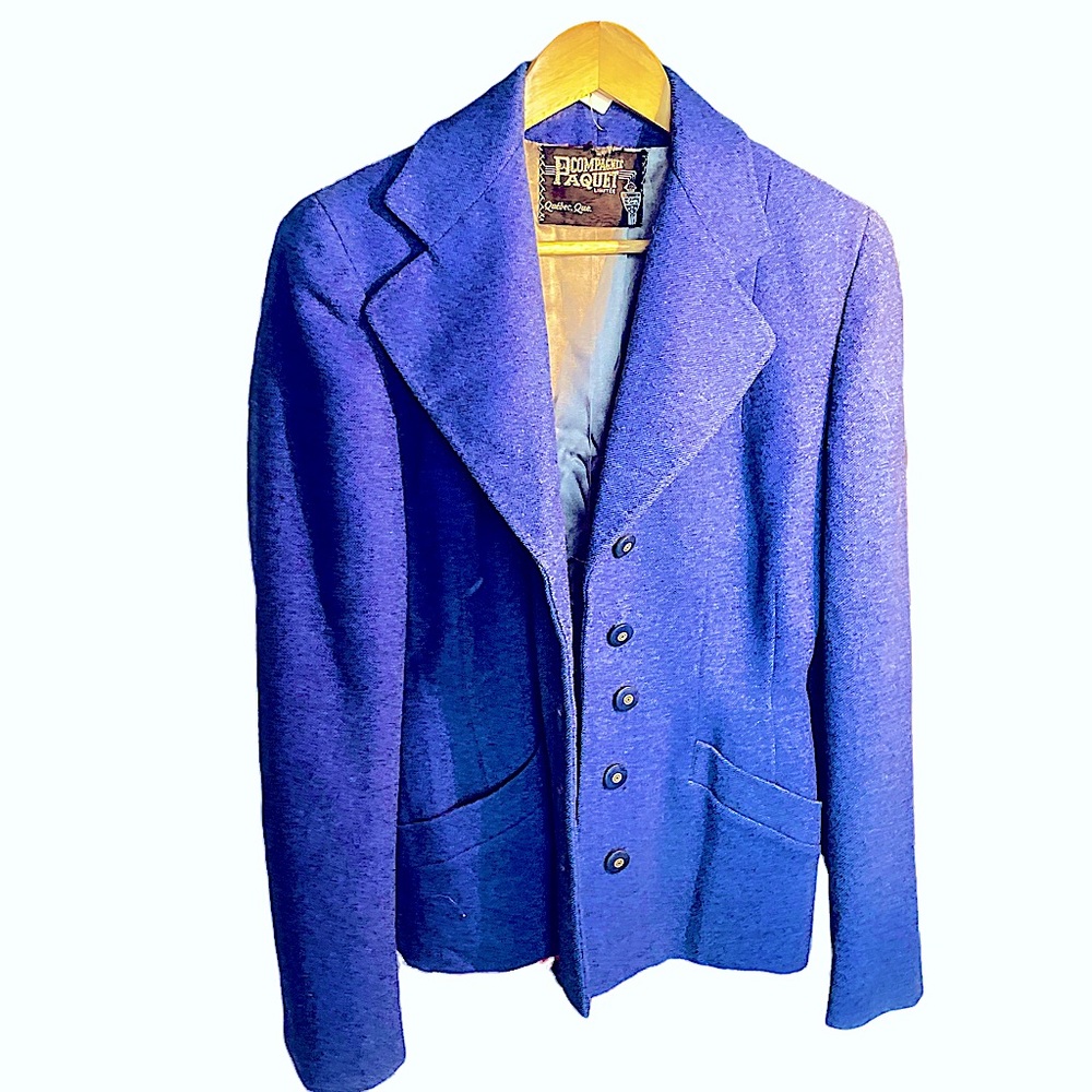 ⭐️ Vintage 70s Royal Blue Blazer